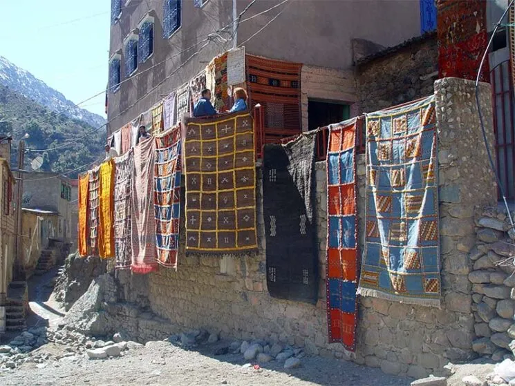 2 People enjoying Ourika valley full-day trip